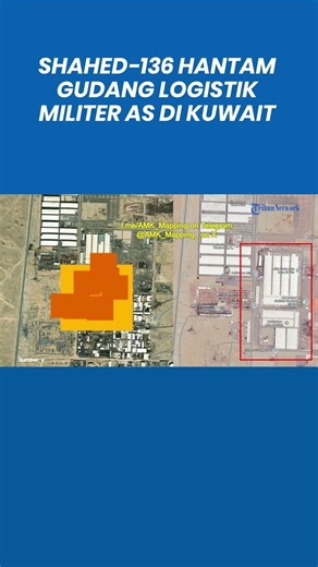 Iran Claims Shahed-136 Drone Strike Destroyed US Military Logistics Warehouse in Kuwait