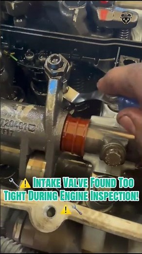 🔧⚠️ Intake Valve Found Too Tight During Engine Inspection! ⚠️🔧