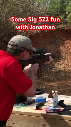 Some Sig 522 fun with Jonathan