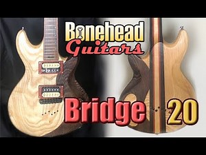 Guitar Build 19.20 - How To Place a Tune-O-Matic Bridge