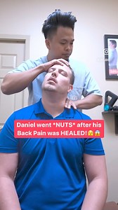 1.2M views · 11K reactions | Daniel went *NUTS* afterhis Back Pain was HEALED!﫣 #chiropractic #asmr #trending #backpain | Dr. Alex Tubio | Facebook