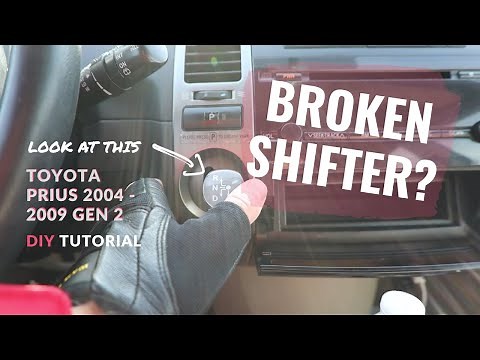 2004-2009 Toyota Prius Shifter Lever Replacement: Shifter pops back into neutral or stuck in neutral