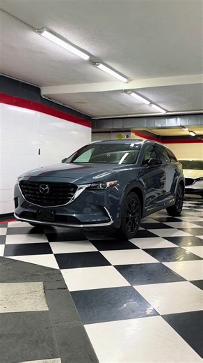 Mazda Cx-9 Nardo Gray Carbon Edition with Bordeaux Red interior – the most demanded spec. for sale Key Features: \t•\tAWD – 4-Cylinder Turbo \t•\tLow mileage & 6-month warranty on engine transmission \t•\tCaptain Seats (7-Seaters) \t•\tVentilated Heated Leather Seats \t•\tNew bigger screen new cluster \t•\tBose Premium Sound System \t•\tWireless Charging & CarPlay (Apple & Android) \t•\tBSM Radar, City Brake Assist, Parking Sensors (Front & Rear) \t•\tCameras AFS Adaptive Headlights \t•\tNew Loo