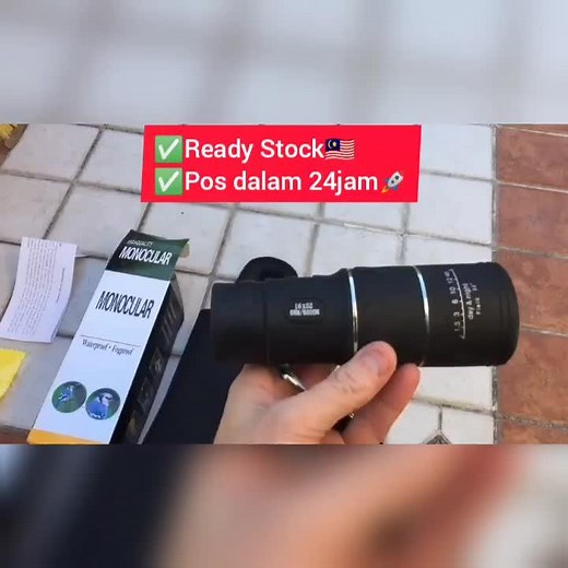 High Power Monocular for Birdwatching and Sightseeing