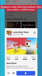 How To Like a Game on Roblox Mobile (2025) – Quick Tutorial #roblox #gaming #gameplay #nfl #shorts