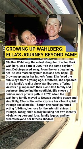 Mark Wahlberg’s Daughter Ella Grew Up in the Spotlight Now She’s Quietly Building a Life of Her Own