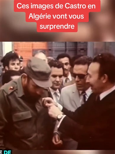 Images surprenantes de Fidel Castro en Algérie