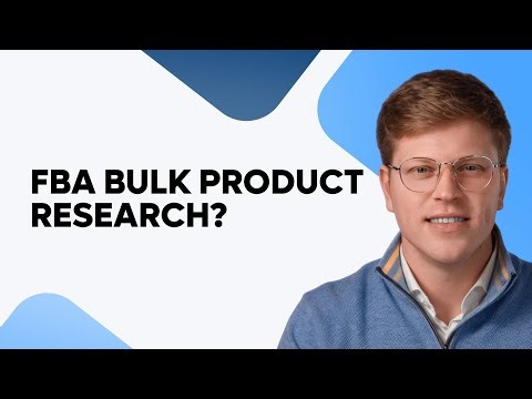 What is FBA Bulk Product Research?