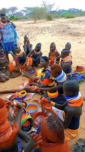 62K views · 1.8K reactions | Turkana women gracefully prepare for a traditional wedding ceremony, adorning themselves with intricate beadwork and applying red ochre soil as makeup—a symbol of beauty, pride, and cultural identity. | Turkana County News Online | Facebook