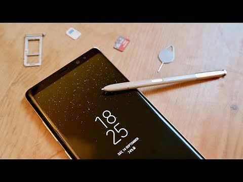 Galaxy Note 8 - How To Install A SIM & Micro SD Card
