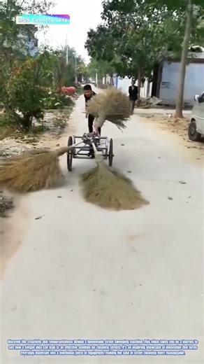 Ingenious Street Sweeper: A Do-It-Yourself Solution