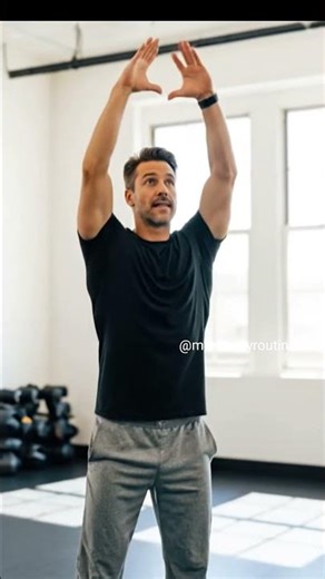 Standing Full Body Reach Forward & Up - Stretch & move #health #fitness #yoga