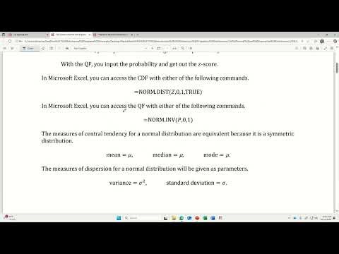 2.6 Normal and Exponential Distributions (Introduction to Statistics)