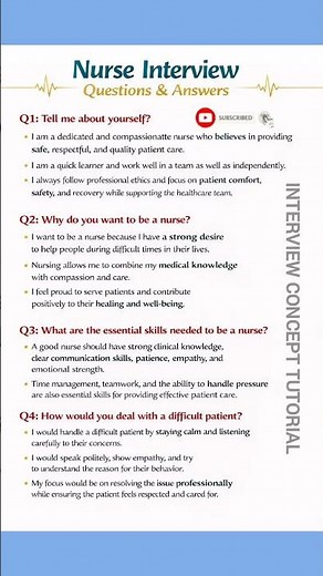 Nurse Interview Questions and Answers | Nursing Interview Preparation
