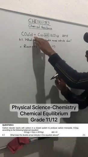 Chemical Equilibrium in Grade 11/12 Physical Science