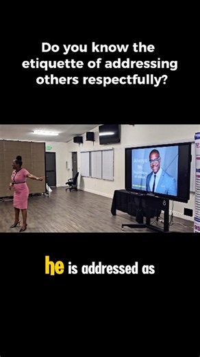 Do you know the etiquette of addressing others respectfully?