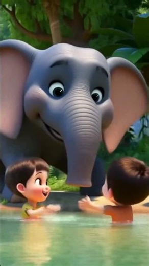 Ellie the Elephant 🐘 | Cute & Fun 3D Animated Nursery Rhyme for Kids