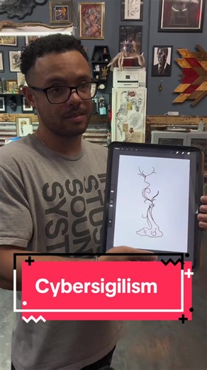 How to do Cybersigilism #fyp #foryou #tattooshop #tattooskit #tattooist @k y f e n i x