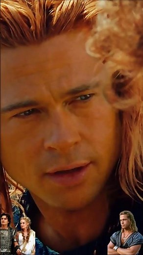 TROY🔥"Mythical scenes, Achilles and Ulysses talk about war"🐴⚔️ #shorts #troy #film #fyp #movie #edit