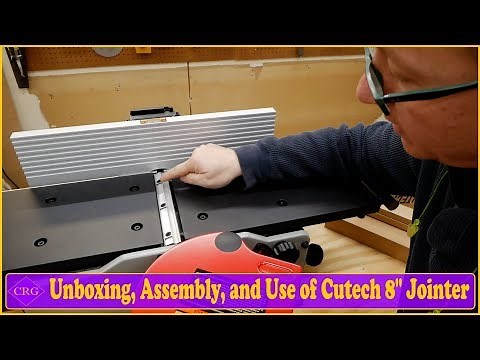Unboxing, assembly and first use of Cutech 8" jointer