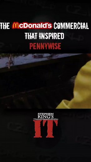 This creepy McDonalds commercial from the 1960s inspired a famous scene with Pennywise from Stephen King's IT. #it #mcdonalds #pennywise #stephenking #horrorhistory #thingsyoumissed #czsworld #horror #horrormovies