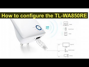 How to configure the TL-WA850RE