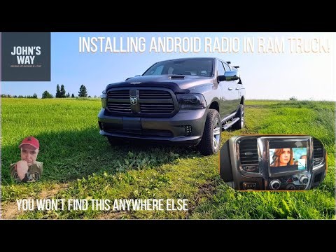 Installing Android Radio in RAM 1500 Truck! (Full Step-by-Step Upgrade)