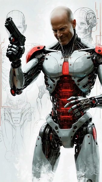 Biorobot Bruce Willis