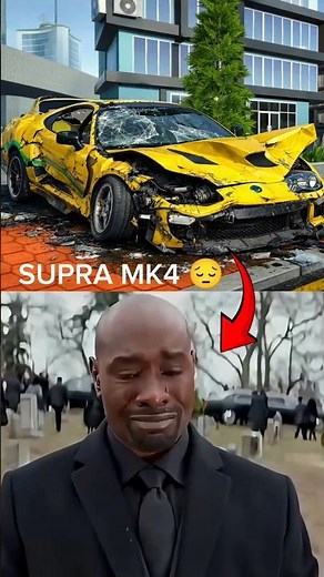 Realistic Supra mk4 Crash 😱😔 Car Simulator 2 #shorts #carsimulator2