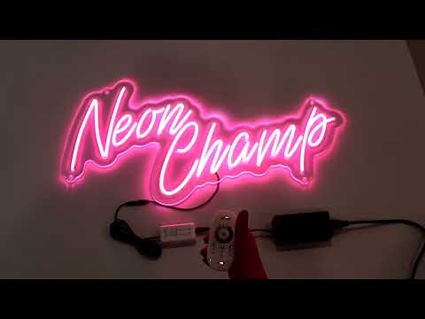 Custom LED Neon Signs - Easy Installation Guide by NeonChamp