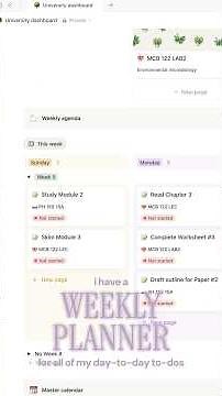 how i use notion as an A+ student #notion #productivity #notionapp #notionsetup #studytips