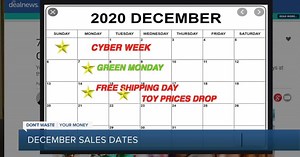 Here are the best dates for December shopping deals