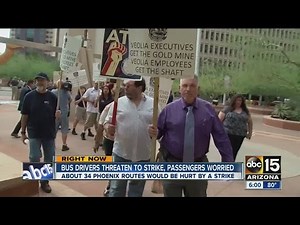 Bus drivers threaten to strike, passengers worried