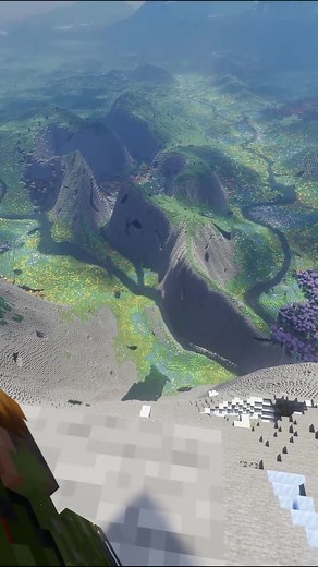 Construyendo una autopista de 18 carriles en Minecraft