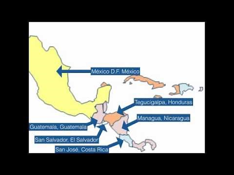 Central America Spanish Speaking Countries and Capitals Rap