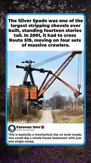 WORLD’S LARGEST MINING SHOVEL ON THE MOVE
