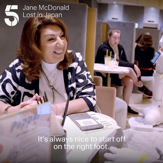 Some would say the robots in Japan know Jane McDonald better than herself 😯 👀 🇯🇵Join Jane this Friday 1st September at 9pm for episode two of ‘Jane McDonald: Lost In Japan’ on Channel 5 | Channel 5