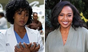 Teddy unconscious on Grey's Anatomy