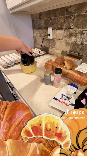 Freezer croissant breakfast sandwiches! This is my first time making these so hopefully they are good. I would suggest wrapping them in plastic then foil the bag them to help prevent freezer burn but my husband will eat them so fast that I don’t worry about it. Croissants at the bottom to cover my feet, you’re welcome 🥰 ##freezermeals##quickbreakfast##croissants##costco##costcocroissants##breakfastideas##breakfastcroissant