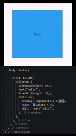 Flutter UI Boring Lag Raha Hai? 😐 Use Container #flutter #coding #programming
