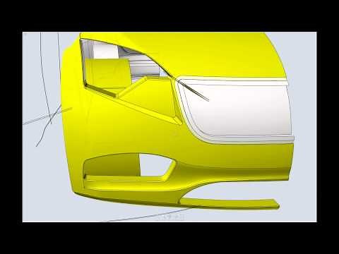 Car Modeling in Moi3D (moment of inspiration)