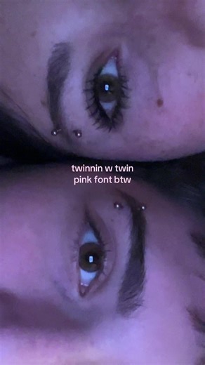 matxhing eyebrow piercing with best friend 🤍 @Sam #wlw #fyp #09 #eyebrowpiercing #bestfriend