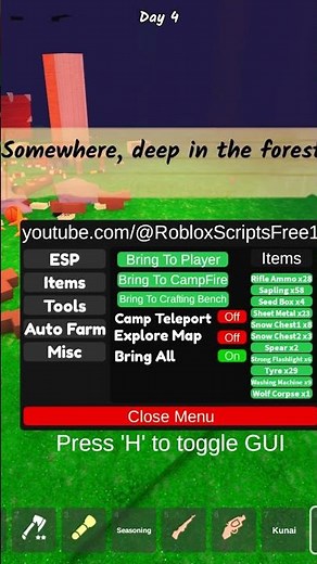 NEW Roblox 99 Nights In The Forest Script No Key