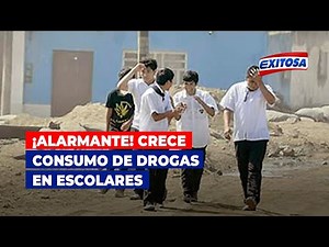🔴🔵Huancayo: ¡Alarmante! Crece consumo de drogas en escolares