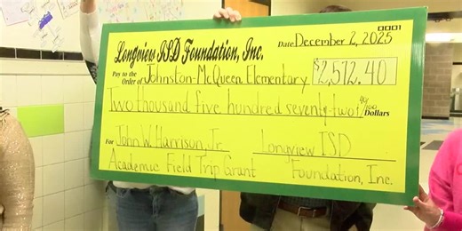 Longview ISD Foundation awards field trip grants to Johnson-McQueen Elementary classes