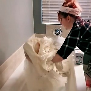 2.7M views · 21K reactions | I restored this vintage wedding dress and it looks even better now than it did in 1956 ‍♀️ hobbybobbins | Ultimate | Facebook