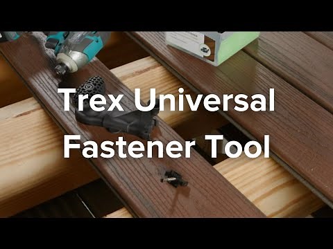 Experience Trex’s Universal Fastener Installation Tool