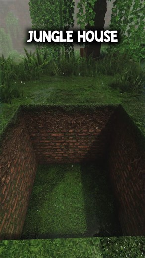 Minecraft Jungle House🏡 #minecraft #shorts