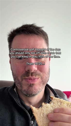 if you want to shoot your best possible score, 95% is the statistically proven number. you simply can’t outdrive penalty shots. there are arguments for using driver even if it’s not the best short-term option (thinking about long term development), but if you want to shoot your very best score on a day….