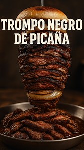 Trompo de picaña con adobo negro @carnespremiumxo 🔥🥩 que chulada! . . . . . . #trompo #picaña #tacosdetrompo #tacos #parrilleros #grill #recetas | Armando Grill